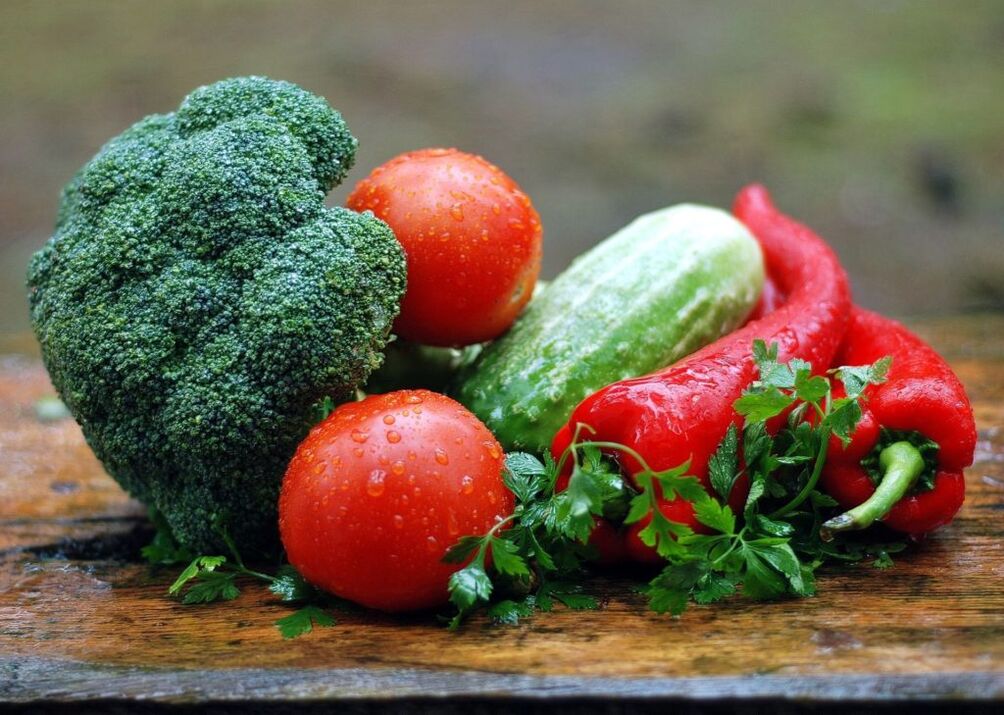 سبزیجات برای پروستاتیت