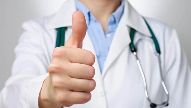 پزشک از درمان پروستاتیت با دارو راضی است